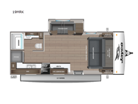 Jay Feather 19MRK Floorplan Image