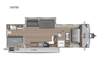 Jay Flight 330TBS Floorplan Image