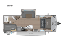 Jay Flight 235MBH Floorplan Image