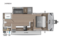 Jay Flight 240RBSW Floorplan Image