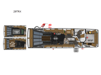 Trail Series MTN TRX 29TRX Floorplan Image