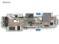 Cherokee Arctic Wolf Suite 3650 Floorplan Image