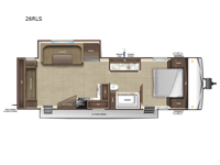 Autumn Ridge 26RLS Floorplan Image