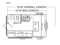 Intrepid 135FD Floorplan Image