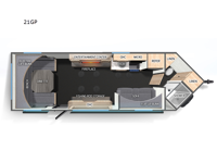Cherokee Grey Wolf 21GP Floorplan Image