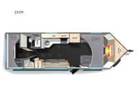 Cherokee Grey Wolf 21CH Floorplan Image