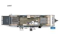 Cherokee Grey Wolf 24RRT Floorplan Image