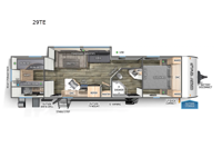 Cherokee Grey Wolf 29TE Floorplan Image