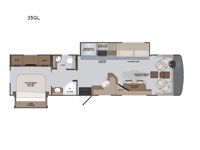 Vacationer 35GL Floorplan Image