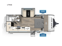 Cherokee Alpha Wolf 17MKE Floorplan Image