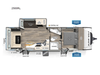 Cherokee Alpha Wolf 2500RL Floorplan Image