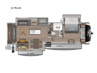 Eagle 317RLOK Floorplan Image