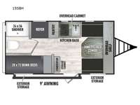 Viking 3K Series 15SBH Floorplan Image