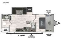 Viking 5K Series 251RBS Floorplan Image