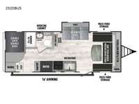 Viking 5K Series 252DBUS Floorplan Image