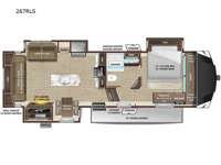 Open Range 3X 287RLS Floorplan Image