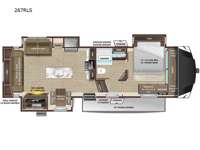 Open Range 3X 287RLS Floorplan Image
