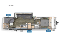 Cherokee Wolf Den 282DS Floorplan Image