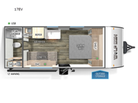 Cherokee Wolf Den 17EV Floorplan Image