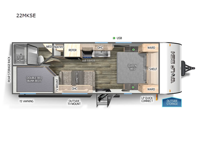 Cherokee Wolf Den 22MKSE Floorplan Image