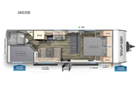 Cherokee Wolf Den 26DJSE Floorplan Image