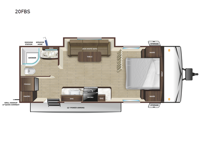 Open Range Conventional 20FBS Floorplan Image