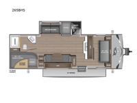 Jay Flight SLX 265BHS Floorplan Image