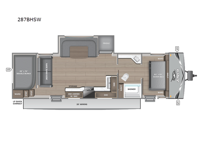 Jay Flight SLX 287BHSW Floorplan Image