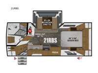 Creek Side Mountain Series 21RBS Floorplan Image