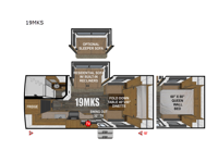 Creek Side Mountain Series 19MKS Floorplan Image