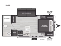 Passport Classic 184RB Floorplan Image