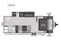 Passport Classic 224RKWE Floorplan Image