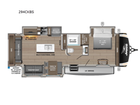 Eagle HT 294CKBS Floorplan Image