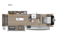 Eagle HT 29RLC Floorplan Image