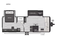 Hideout 24FKS Floorplan Image