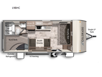 Colorado 19BHC Floorplan Image