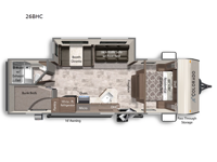 Colorado 26BHC Floorplan Image