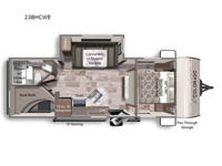 Colorado 23BHCWE Floorplan Image