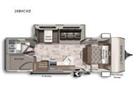 Colorado 26BHCWE Floorplan Image