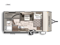 Colorado 17BHC Floorplan Image