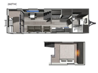 Colorado 260THC Floorplan Image