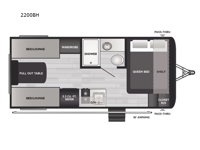 Springdale Classic Mini 2200BH Floorplan Image