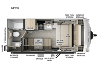 Rockwood GEO Pro G19FD Floorplan Image