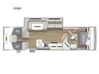 Avenger 29QBS Floorplan Image