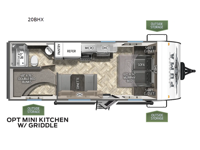 Puma Ultra Lite 20BHX Floorplan Image