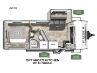 Puma 22FKQ Floorplan Image