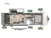 Puma 265RDS Floorplan Image