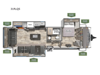 Puma 31RLQS Floorplan Image