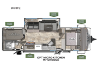 Puma 28DBFQ Floorplan Image