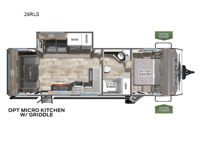 Puma 26RLS Floorplan Image